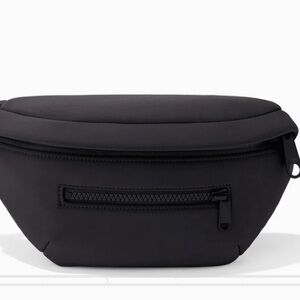 In good condition, Dagne Dover Ace Neoprene Fanny Pack in Onyx